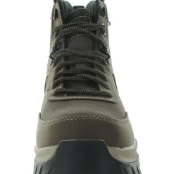 Diablo Hi Faux Leather Lace Up Ankle Boots