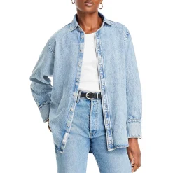 Diana Collar Button Up Denim Jacket