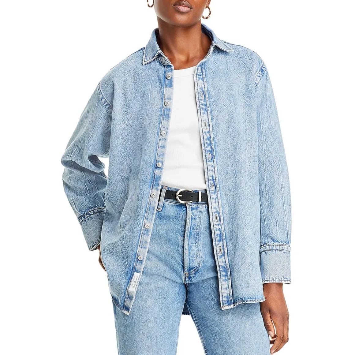 Diana Collar Button Up Denim Jacket