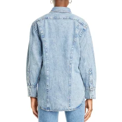 Diana Collar Button Up Denim Jacket