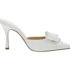 Dimante Bow Square Toe Mules