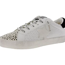 Distressed Calf Hair Casual And Fashion Sneakers