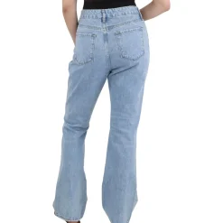 Distressed Denim Bootcut Jeans