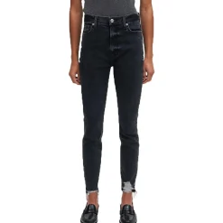 Distressed Denim Skinny Jeans