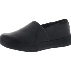 Dive In Faux Leather Slip On Work and Safety Shoes