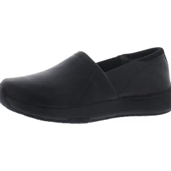 Dive In Faux Leather Slip On Work and Safety Shoes