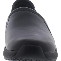 Dive In Faux Leather Slip On Work and Safety Shoes