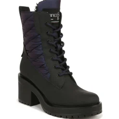 Dizzy 2 Faux Fur Lined Round Toe Combat & Lace-up Boots