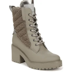 Dizzy 2 Faux Fur Lined Round Toe Combat & Lace-up Boots