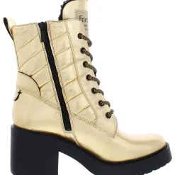 Dizzy 2 Faux Fur Lined Round Toe Combat & Lace-up Boots