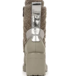 Dizzy 2 Faux Fur Lined Round Toe Combat & Lace-up Boots