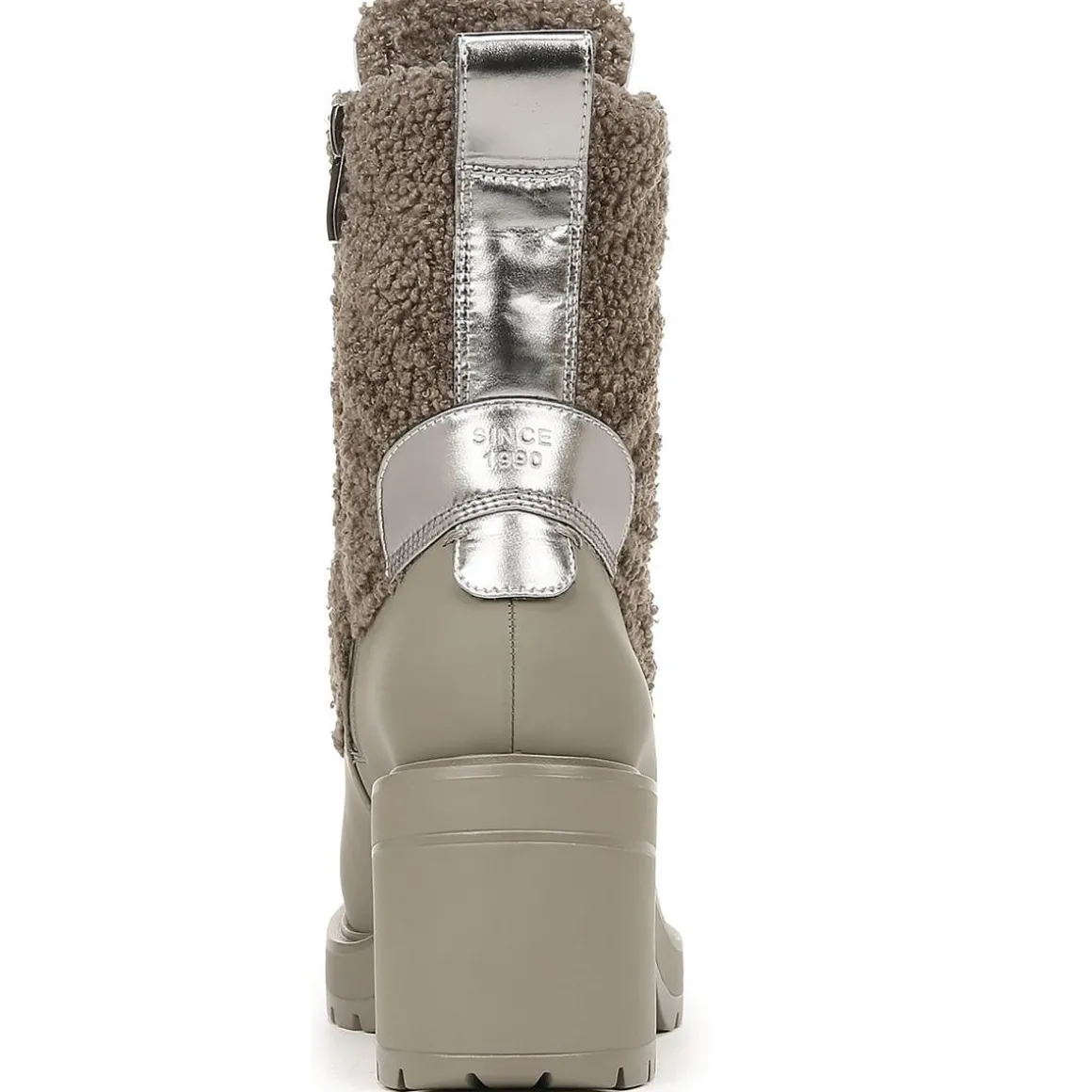 Dizzy 2 Faux Fur Lined Round Toe Combat & Lace-up Boots