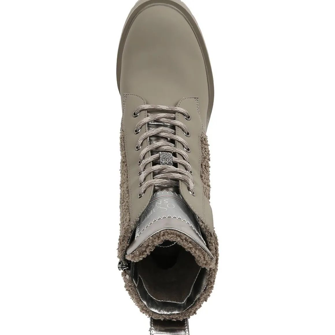 Dizzy 2 Faux Fur Lined Round Toe Combat & Lace-up Boots