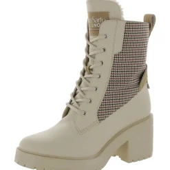 Dizzy Faux Leather Lace Up Winter & Snow Boots