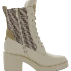 Dizzy Faux Leather Lace Up Winter & Snow Boots