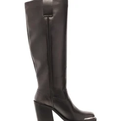 Dollee Faux Leather Knee-High Boots