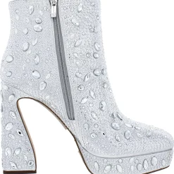 Dollyti Rhinestone platform Ankle Boots