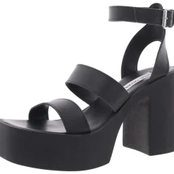 Dora Adjustable Leather Platform Sandals