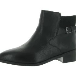 Dora Leather Embellished Ankle Boots
