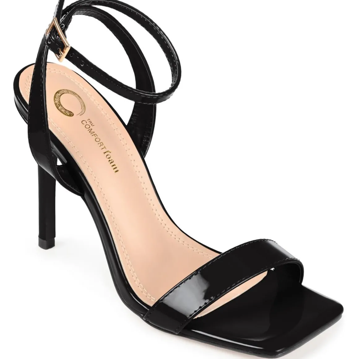 Dorian Patent Open Toe Pumps
