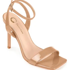 Dorian Patent Open Toe Pumps