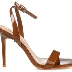 Dorian Patent Open Toe Pumps