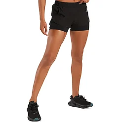 Double Layer Swishy Logo Shorts