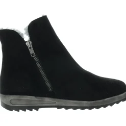 Double Zipper Suede Ankle Boots