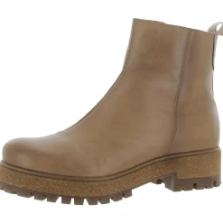 Downtown Leather Lug Sole Ankle Boots