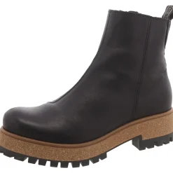 Downtown Leather Lug Sole Ankle Boots
