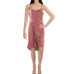 Drawstring Hem Slip Dress
