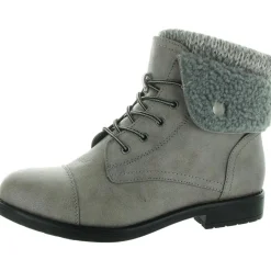 Duena Knit Fold-Over Booties