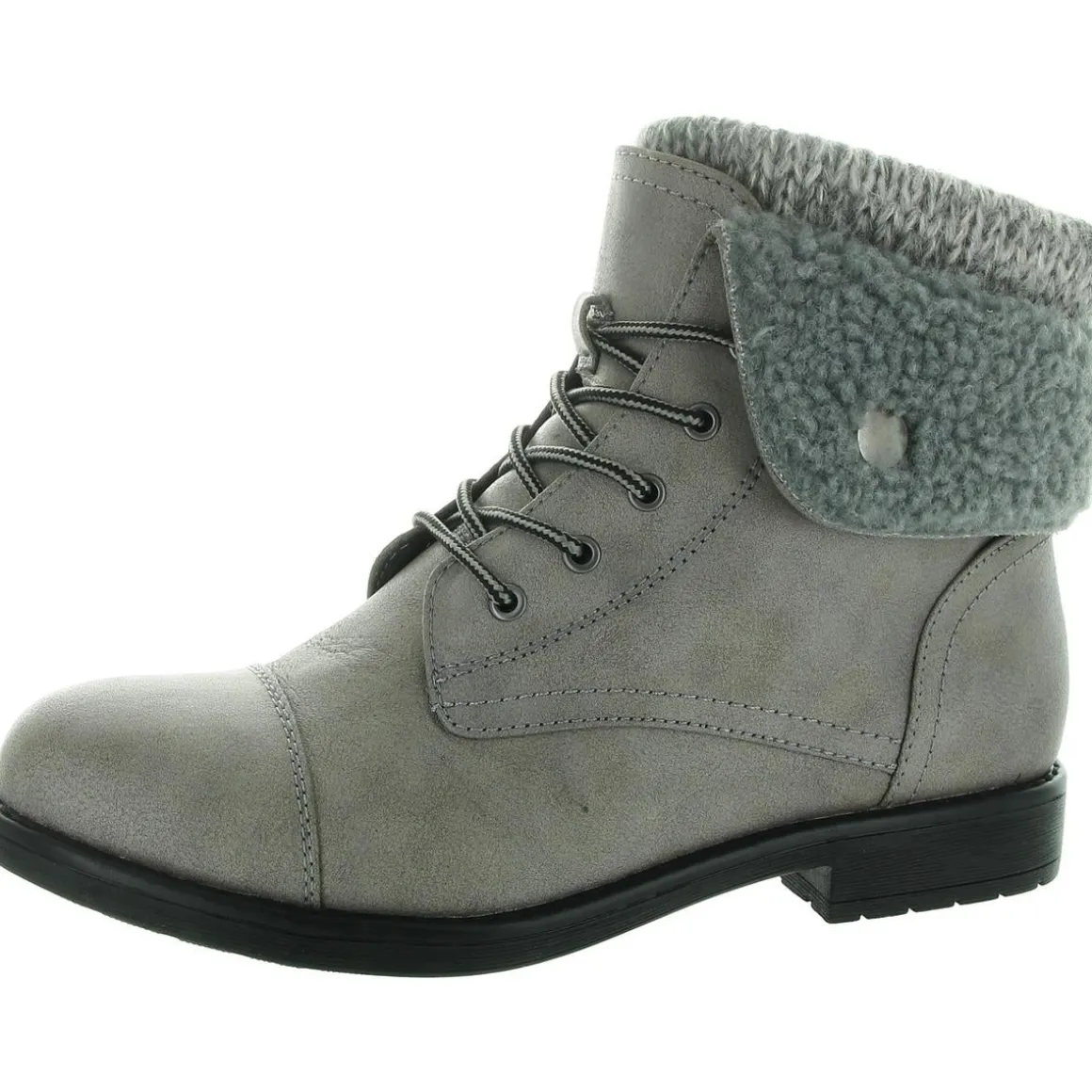 Duena Knit Fold-Over Booties