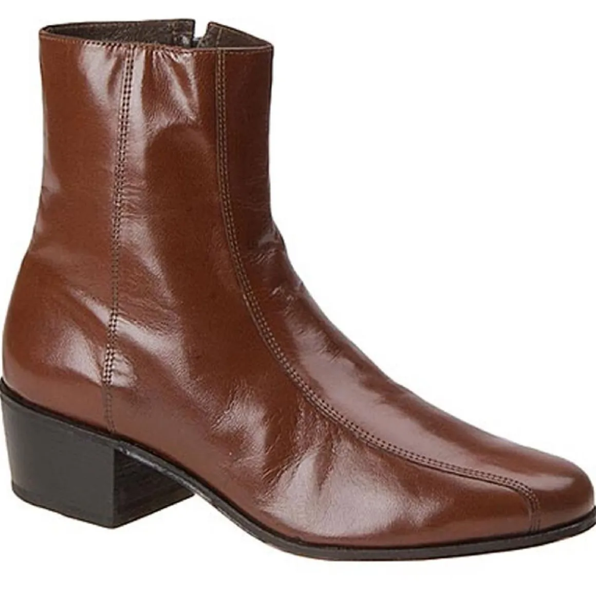 Duke Leather Bike Toe Ankle Boots
