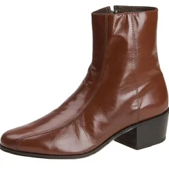 Duke Leather Bike Toe Ankle Boots
