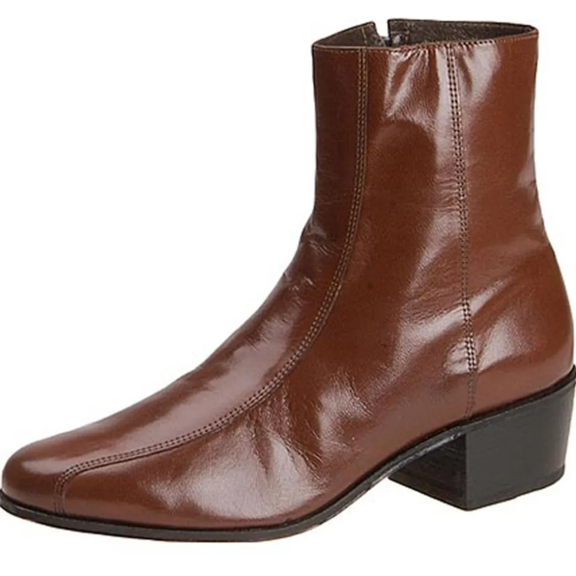 Duke Leather Bike Toe Ankle Boots