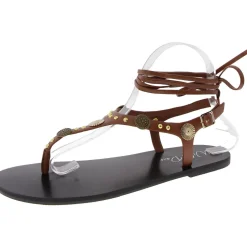 Earheart Embellished Adjustable Thong Sandals