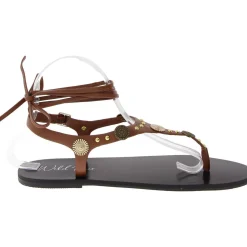 Earheart Embellished Adjustable Thong Sandals