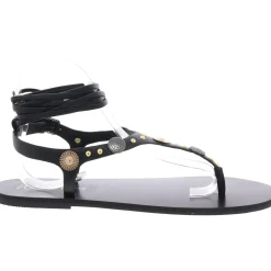 Earheart Embellished Adjustable Thong Sandals