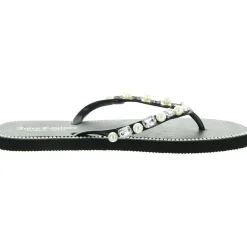 Ebellished Slip On Thong Sandals