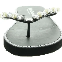 Ebellished Slip On Thong Sandals