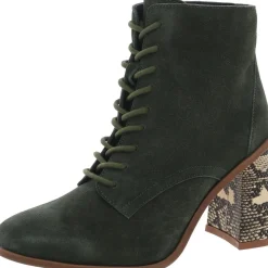 Edda Lace-Up Faux Suede Combat & Lace-Up Boots