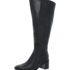 Edda Leather Wide Calf Knee-High Boots