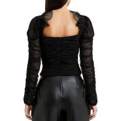 Edrea Tulle Ruched Cropped