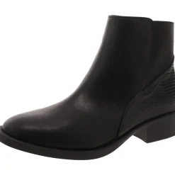 Edwinaa Faux Leather Animal Print Booties