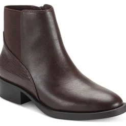 Edwinaa Faux Leather Animal Print Booties