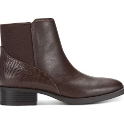 Edwinaa Faux Leather Animal Print Booties