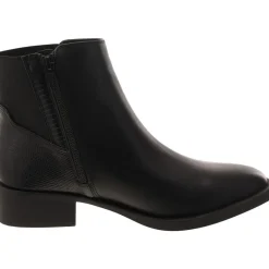 Edwinaa Faux Leather Animal Print Booties