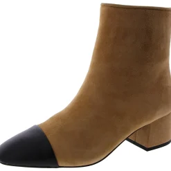 Eiffel Block Heel Faux Leather Mid-Calf Boots