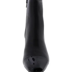 Eiffel Block Heel Faux Leather Mid-Calf Boots